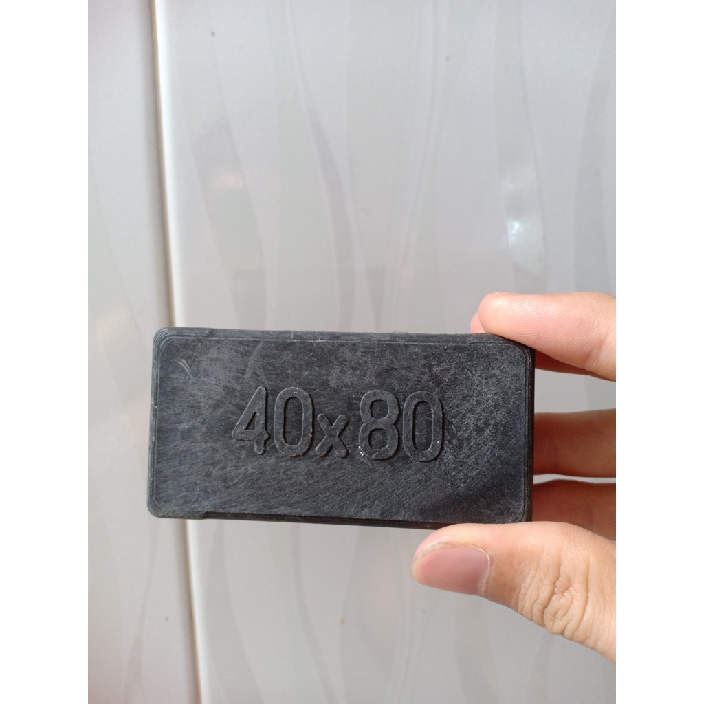 10 cái nhựa bịt đầu hộp 40*80, ốp bịt chân bàn ghế