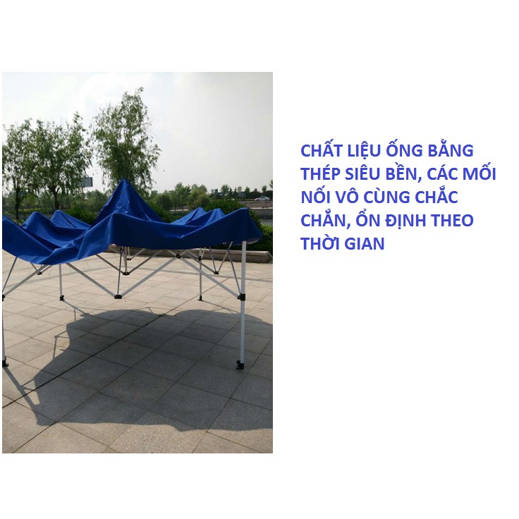 Dù che di động xếp gọn hội chợ triển lãm 3 x 3 mét ống thép - Home and Garden