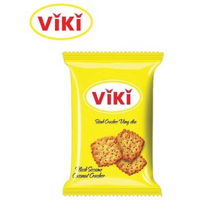 10 CÁI/Bánh Cracker vừng đen/BÁNH QUY/HÀNG SẴN