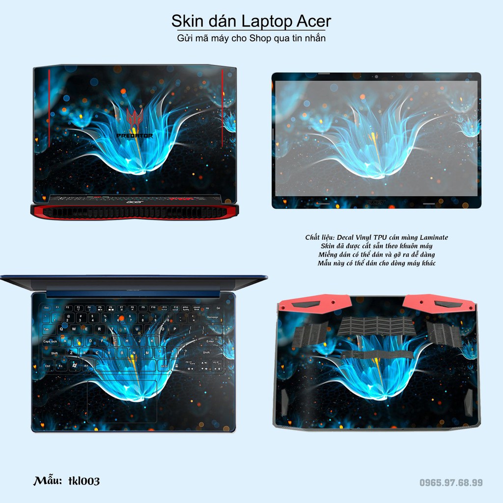 Skin dán Laptop Acer in hình thiết kế (inbox mã máy cho Shop)