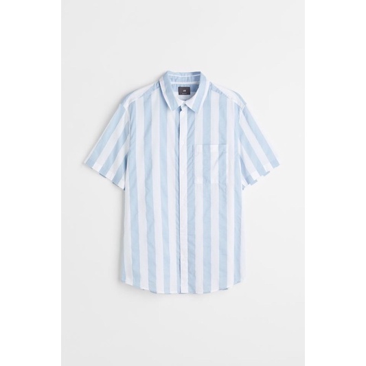 Áo sơ mi cộc tay nam HM auth