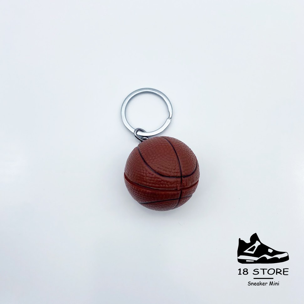 Móc khoá hình quả bóng rổ, móc khoá thể thao, móc khóa jordan, mô hình bóng rổ