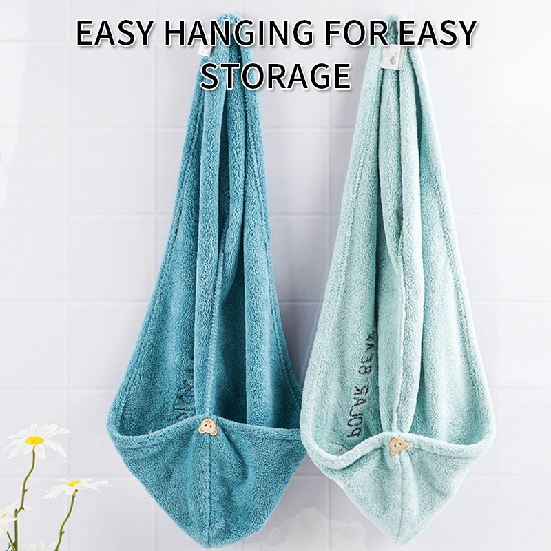 Microfiber Phụ nữ Tắm Khô nhanh Mũ trùm tóc Ma thuật Sấy khăn Turban Quấn khăn Mũ Mũ chụp tóc Chất lượng cao Sấy khô nhanh