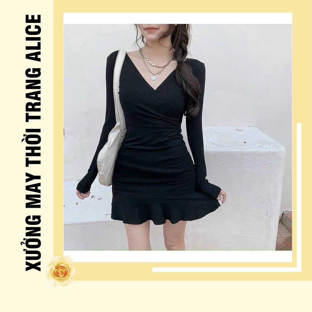 VÁY BODY ĐẮP CHÉO ĐUÔI CÁ