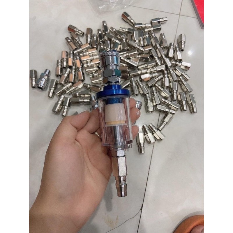 Lọc hơi nước Dùng cho Súng phun Sơn , tặng thêm bộ nối nhanh