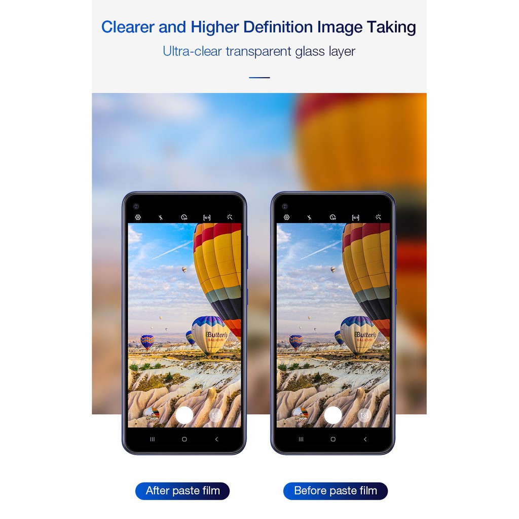 Kính Cường Lực chống trầy Camera Samsung A8s, A9 Pro 2019