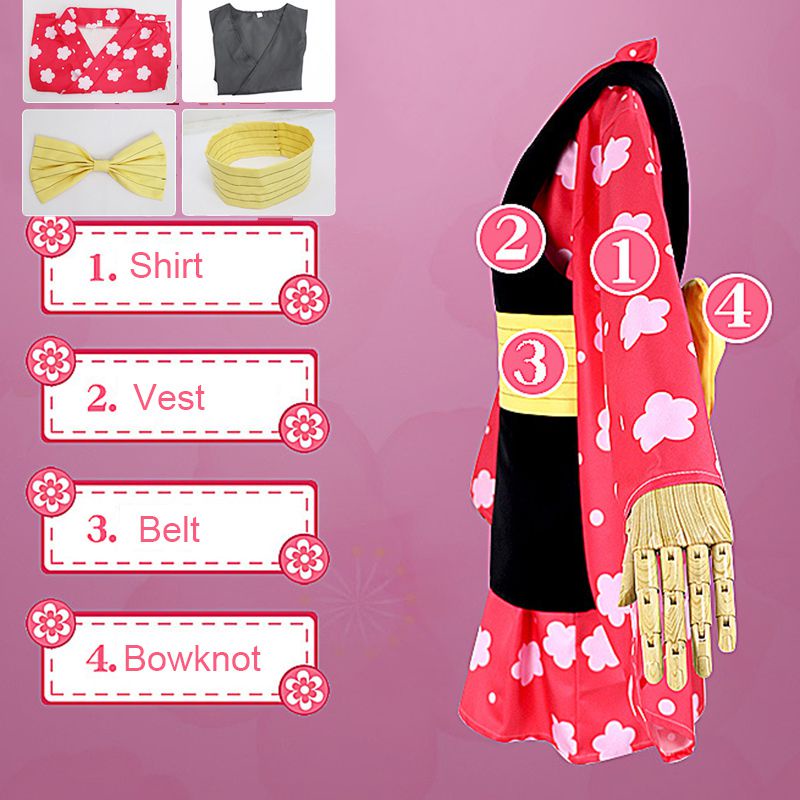 Ready Stock !!! Demon Slayer Kimetsu no Yaiba Makomo Cosplay Costume Women Kimono Robes Suit