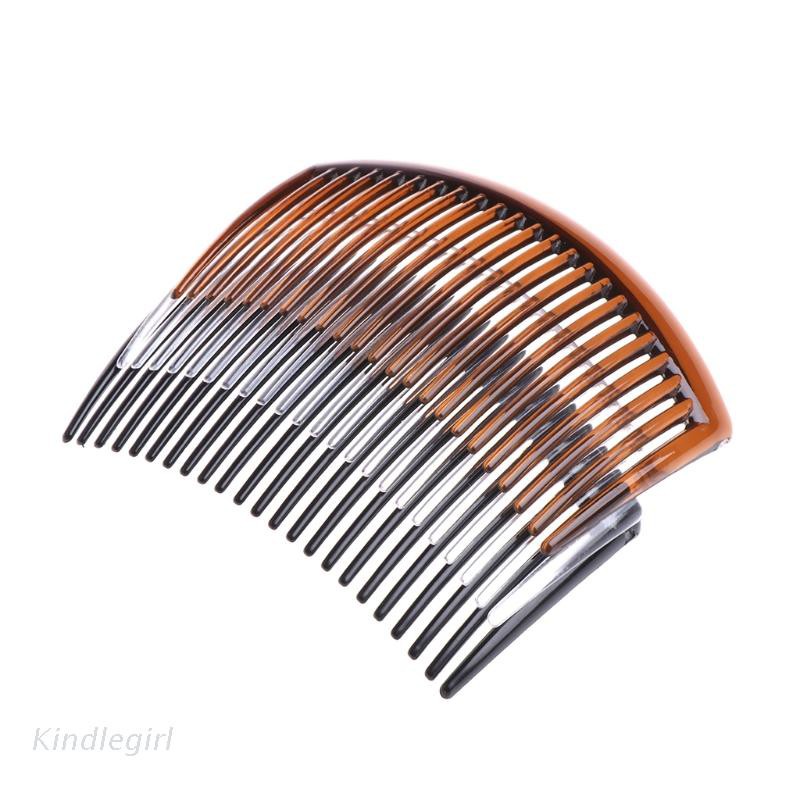 (Hàng Mới Về) Set 5 Lược Nhựa 23 Răng Làm Thủ Công Diy Cho Nữ