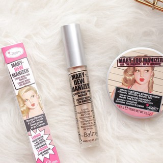 Phấn bắt sáng The Balm Mary Lou, Cindy Lou , Mary Dew Manizer Liquid Highlighter