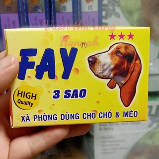 Xà Phòng Tắm Fay 3 Sao - Ve Ghẻ, Mượt Lông Da Chó Mèo