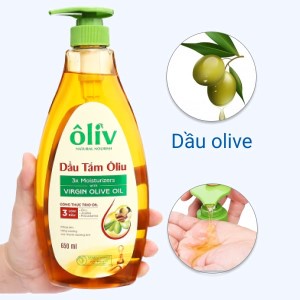 Dầu Tắm Oliv Natural Nourish Virgin Olive Oil Provence 650ml