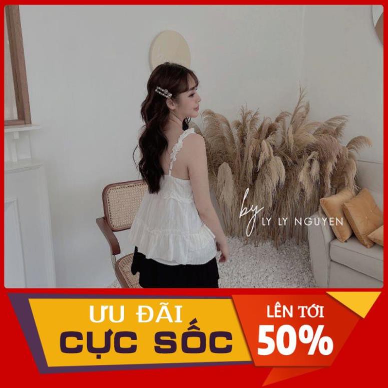 [ 𝐅𝐑𝐄𝐄 𝐒𝐇𝐈𝐏 ] BỘ 2S VIỀN BÈO MIX CHÂN VÁY XẾP LY NGẮN 2 MÀU TRẮNG - HỒNG