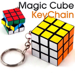 Móc gắn chìa khoá , đồ chơi trí tuệ xả stress rubik mini