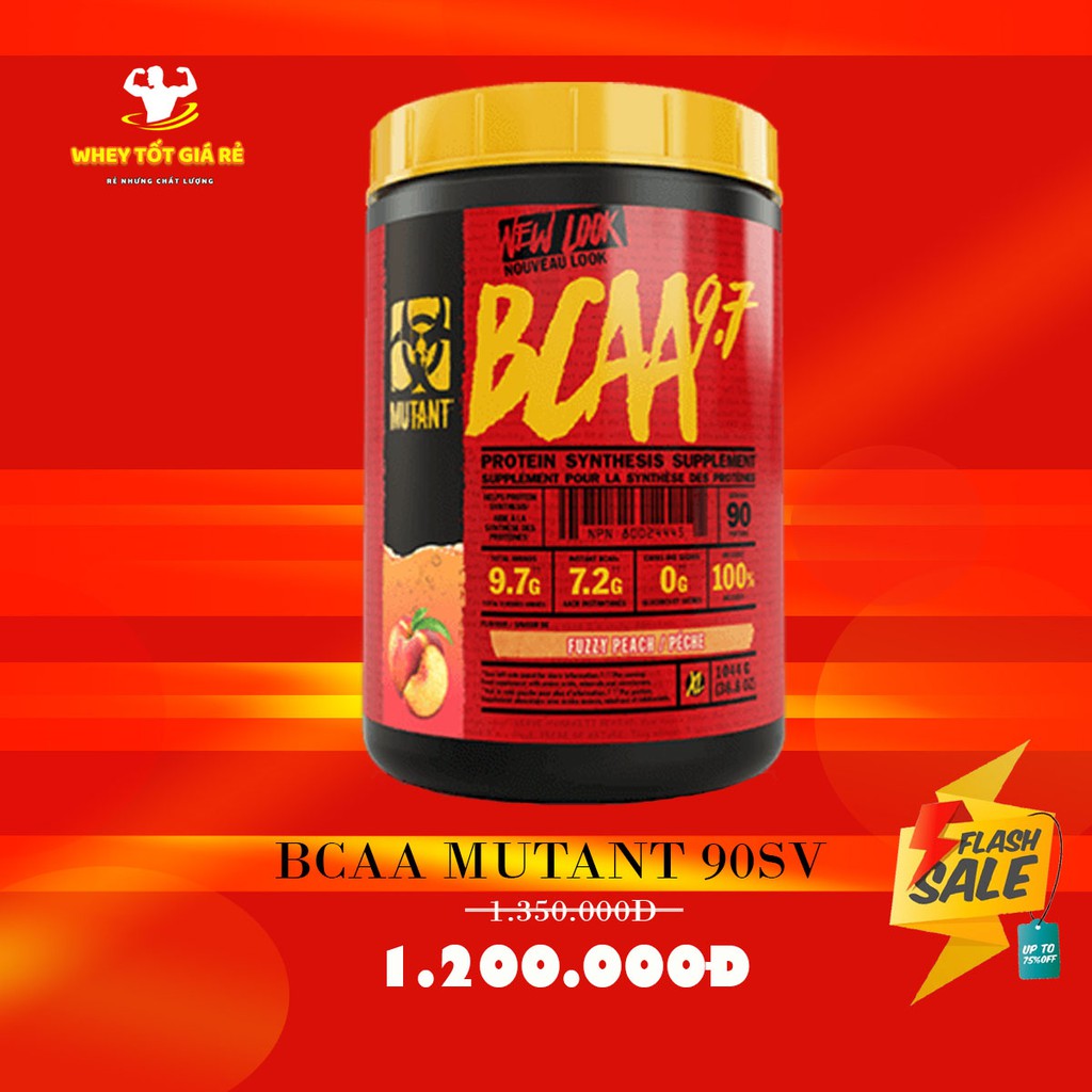 BCAA MUTANT 90SV⚡ƯU ĐÃI KÈM FREESHIP⚡PHỤC HỒI CƠ BẮP, BCAA PHỤC HỒI NHANH CHÓNG ,HIỆU QUẢ ,VỊ NGON ,HÀNG CHÍNH HÃNG 100%