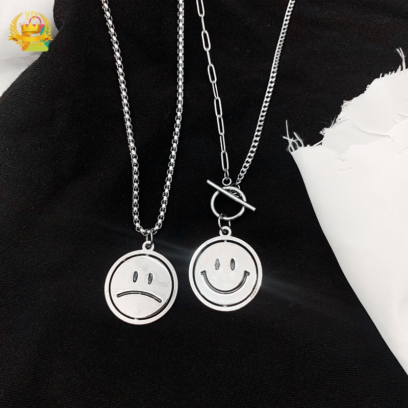 Vòng cổ mặt emoji phong cách Hip Hop HB