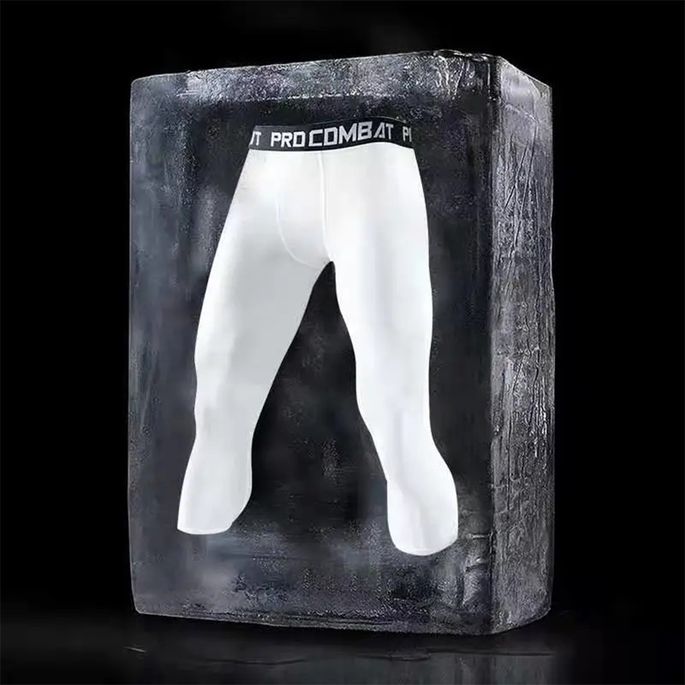 40-100KG Quần Legging Lửng 3 / 4 Phong Cách Thể Thao Năng Động Dành Cho Nam