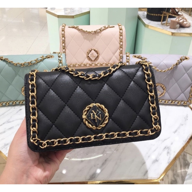 Túi lyn đeo chéo ô trám