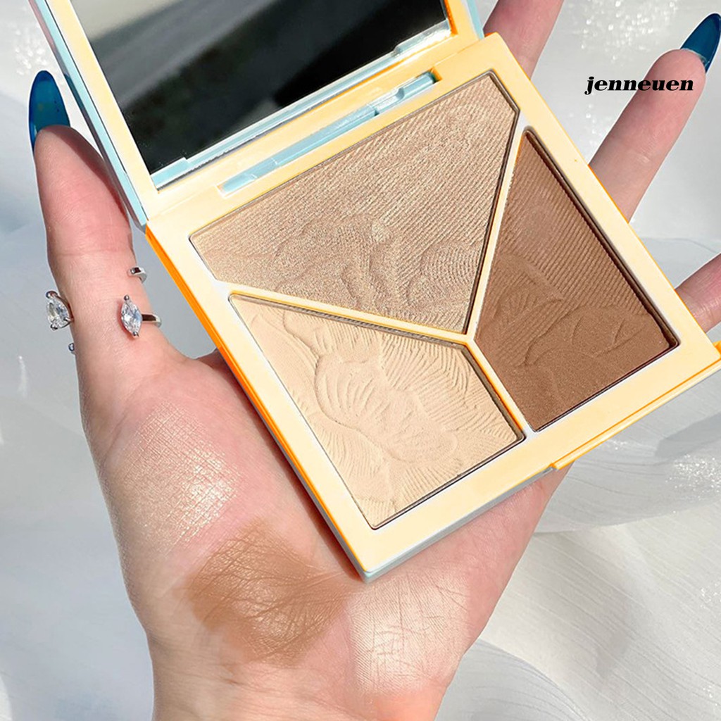 [Hàng mới về] Bảng Phấn Tạo Khối 3 Màu Chống Thấm Nước Lâu Trôi | BigBuy360 - bigbuy360.vn