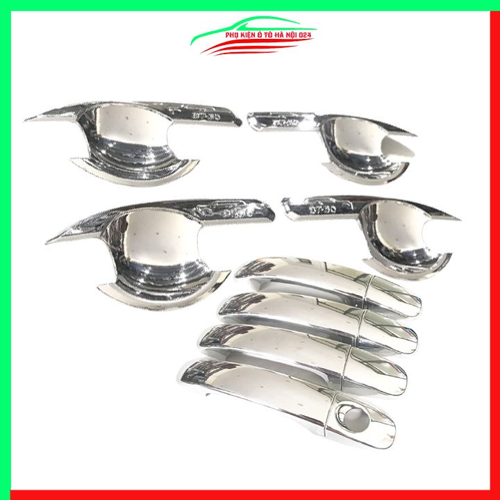 Ốp tay hõm mạ crom Mazda BT-50 BT50 sáng bóng chống trầy bảo vệ cửa xe ô tô