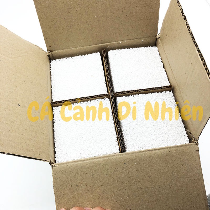 Sứ lọc cốm vuông BACTERIA HOUSE Culture lọc nước hồ cá JM AQUA 10x10x5cm