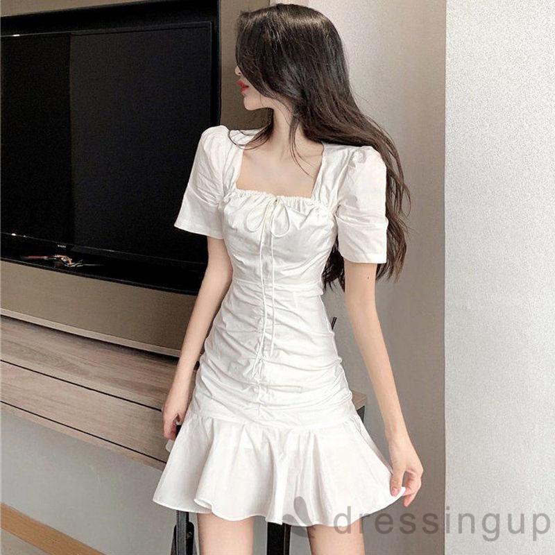 Đầm Đuôi Cá Tay Ngắn Thời Trang Dành Cho Nữ | BigBuy360 - bigbuy360.vn