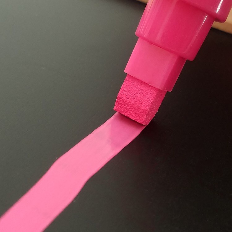 Hộp 8 bút Huỳnh quang viết bảng menu quảng cáo, bảng đèn led viết tay, bảng dạ quang