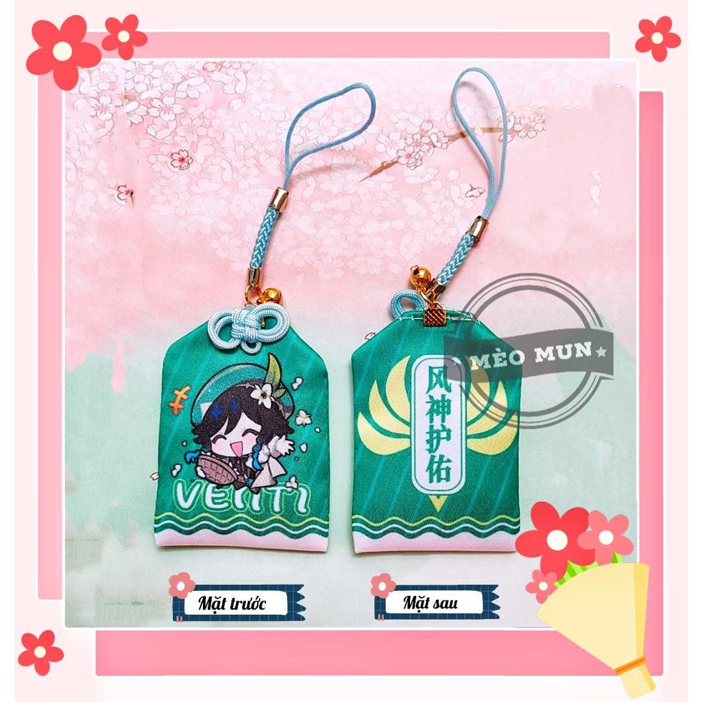 Túi  may mắn Omamori nhân vật VENTI game Genshin Impact