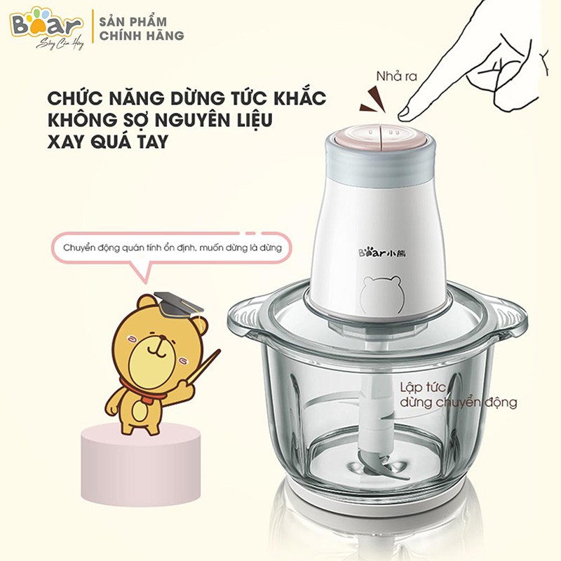 Bear Máy xay thực phẩm đa năng QSJ-B02Q1