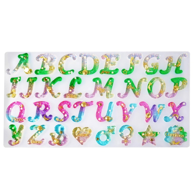 Khuôn Silicone Làm Trang Sức Hình Chữ D Chống Dính
