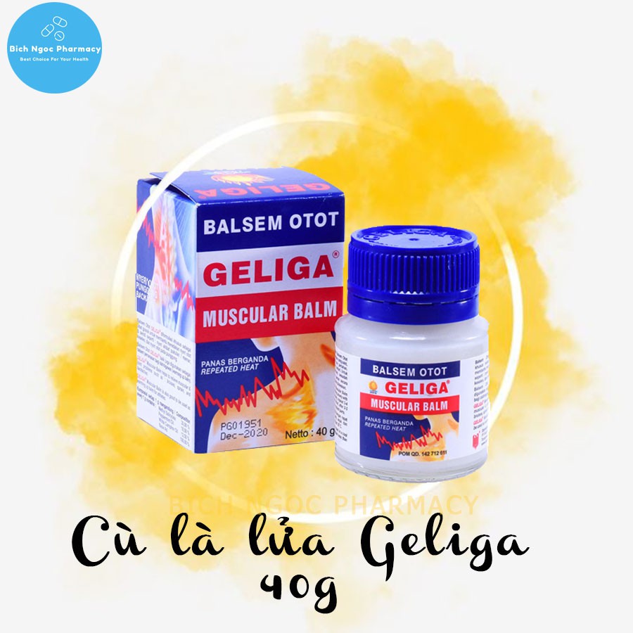 Dầu Cù là lửa Geliga Muscular Balm 40g - Indonesia