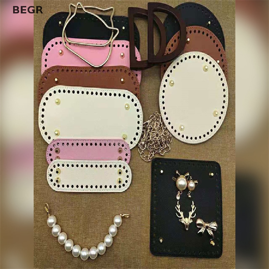 Đế Tròn Oval Bằng Da Làm Túi Xách DIY