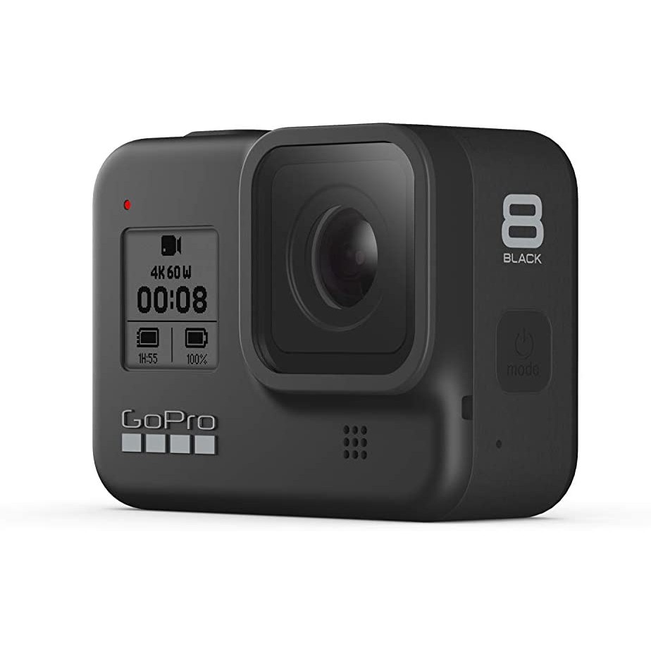 GoPro HERO8 Black - Waterproof Action Camera with Touch Screen 4K Ultra HD Video 12MP Photos 1080p Live Streaming Stabil