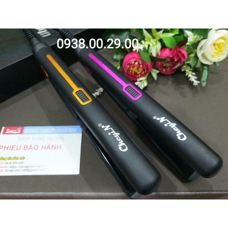 Máy Kẹp Tóc Mini Chính Hãng Ckeyin, Máy Duỗi Tóc Cá Nhân Bản Nhỏ.(Ảnh thật)