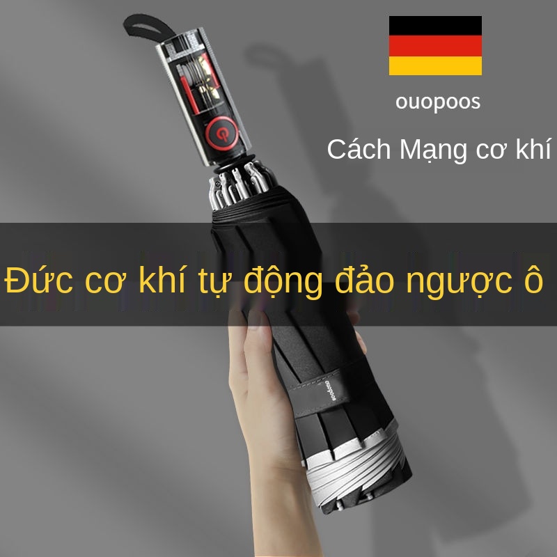 XÔ dù ngược tự động tô nam cao cấp chống gió mưa lớn nữ công dụng kép gấp nắng thu nhỏ