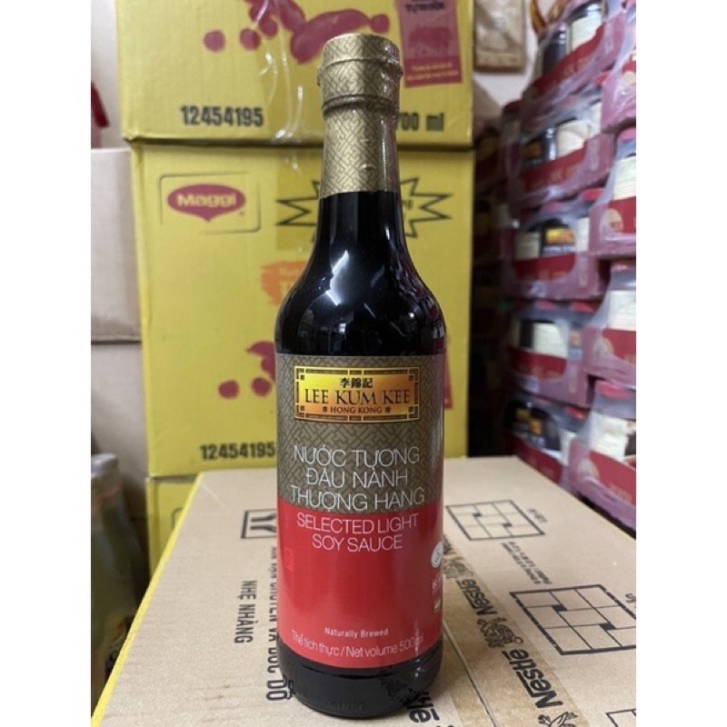 Nước tương đậu nành thượng hạng Lee Kum Kee 500ml