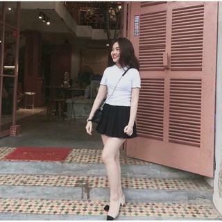 [ Sẵn video + Ảnh thật ] Chân váy xếp ly to thần thánh