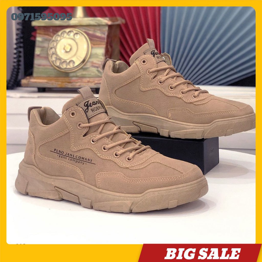 Giày da lộn nam ⚜️𝑭𝑹𝑬𝑬𝑺𝑯𝑰𝑷⚜️ Giảm 20K Khi Nhập Mã [GIAY020K] -Giày Sneaker Da Lộn Cao Cấp [ Hàng DC Nhập Khẩu]