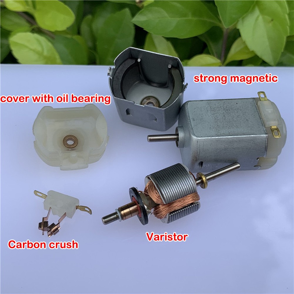 Set 2 Mô Tơ Từ Tính 130 Động Cơ Dc 3v 5v 6v 19500rpm Tốc Độ Cao Cho Đồ Chơi Mô Hình Diy