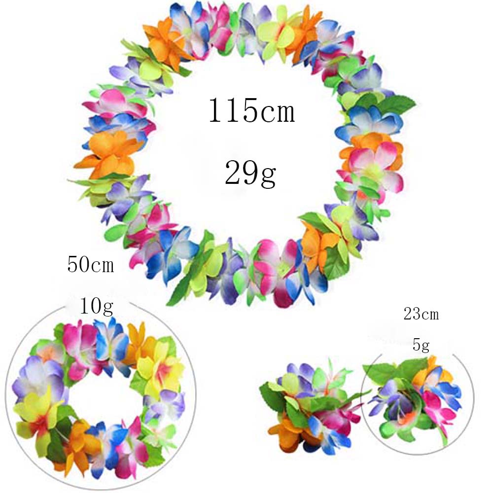 Set 4 vòng hoa nhân tạo phong cách Hawaii thời trang dành cho nữ