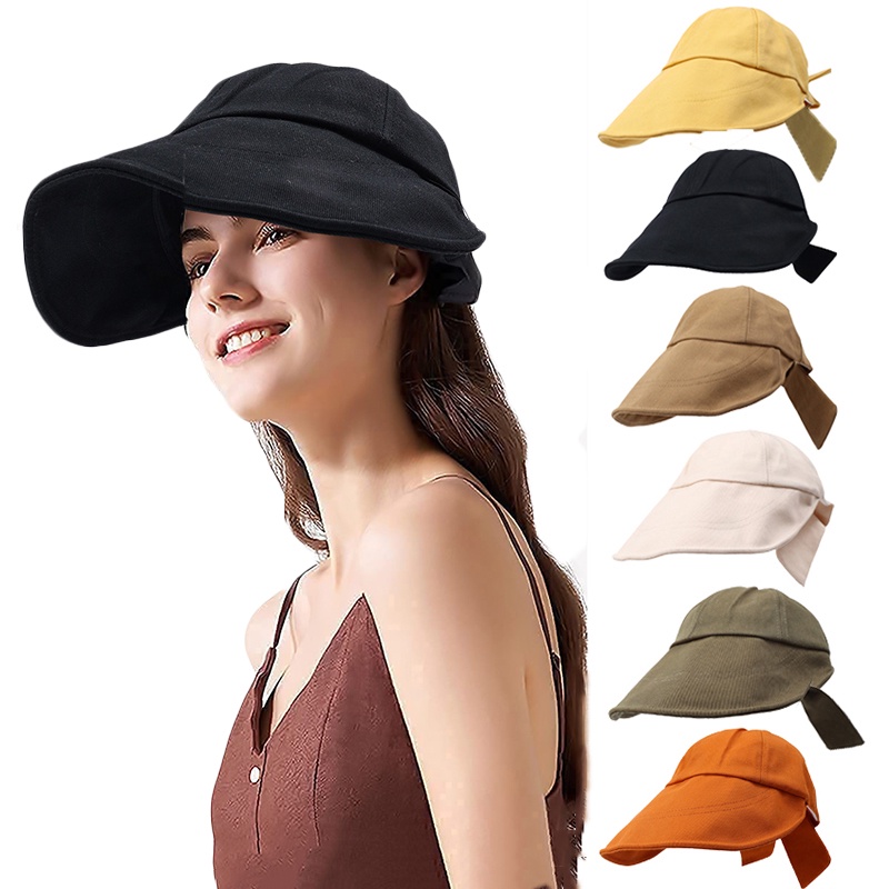 Nón Rộng Vành Che Nắng Chống Tia UV Có Thể Gấp Gọn Dành Cho Nữ