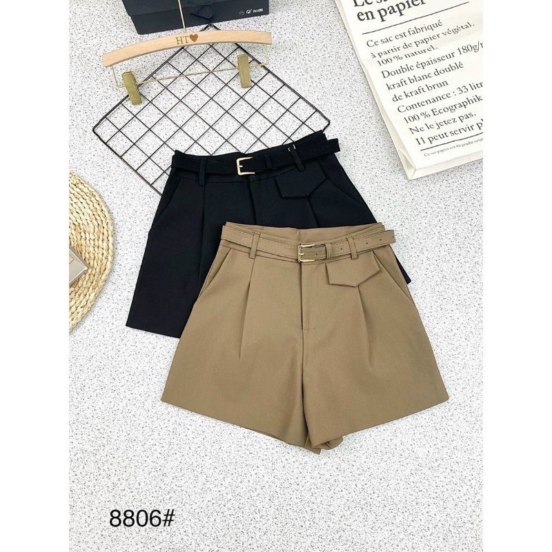 Quần short nắp túi kèm đai siêu đẹp | BigBuy360 - bigbuy360.vn