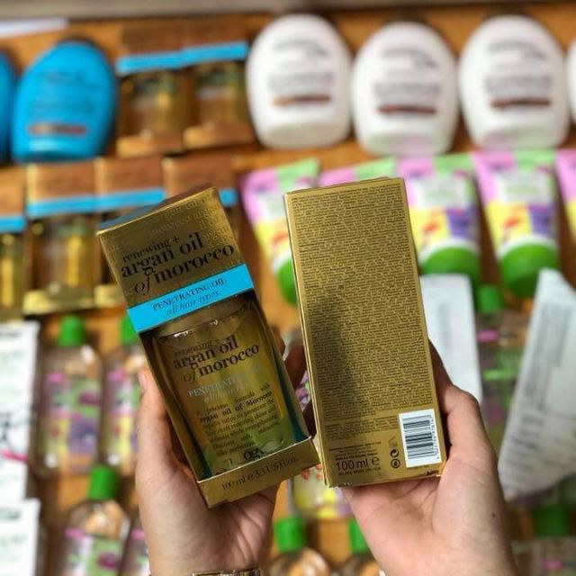 Tinh dầu dưỡng tóc OGX Renewing Argan Oil Of Morocco Penetrating Oil