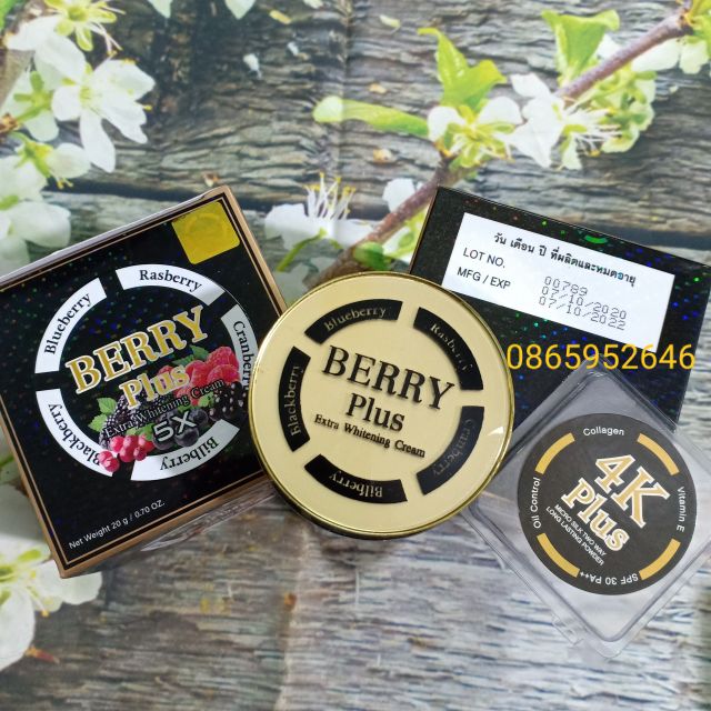 Kem berry plus Thái [ Chính Hãng ]