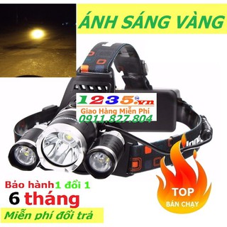 ĐÈN ĐỘI ĐẦU SIÊU SÁNG ÁNH SÁNG VÀNG