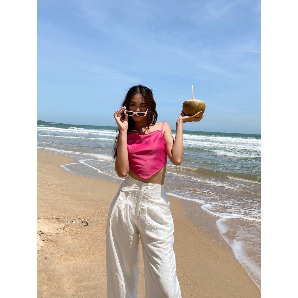Wendy Top - Áo yếm lụa hở lưng - Thiết Kế Bởi IamCoco.Official