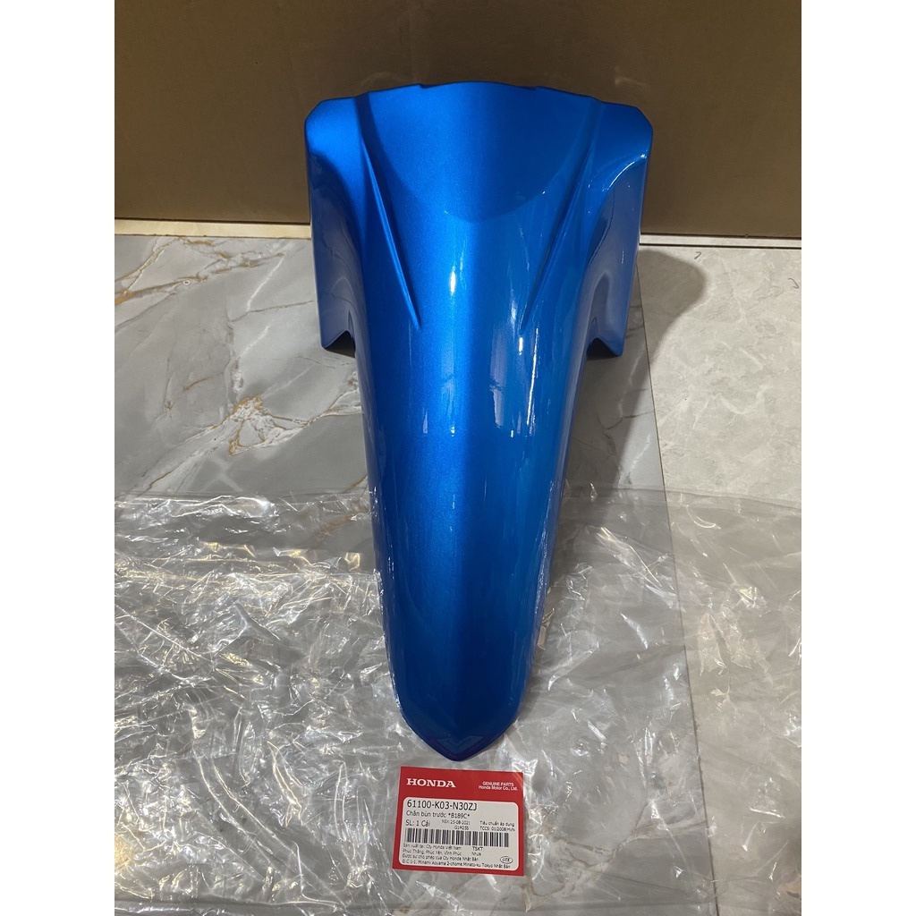 Chắn bùn A trước - dè trước HONDA WAVE RSX110 năm 2014-2016-2017-2019 màu Xanh. 61100K03N30ZJ