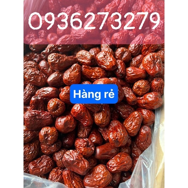 Hộp 1kg Táo Đỏ Hàn Quốc Sấy Khô Loại 1 Tặng Kèm Túi Xách