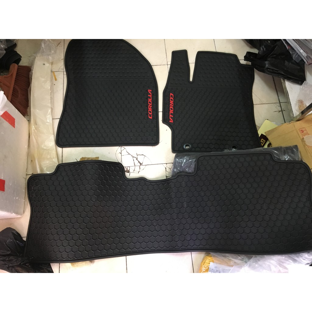 🔥 Freeship 🔥 Lót sàn cao su đúc xe Altis cao cấp/ Phụ kiện làm đẹp, đồ chơi xe Toyota Altis