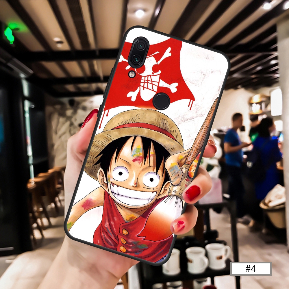 Ốp lưng mềm mại cho Xiaomi Redmi Note7 7 Note6 6A 5 5A 5 Plus S2 Note4X Luffy Fifth Gear