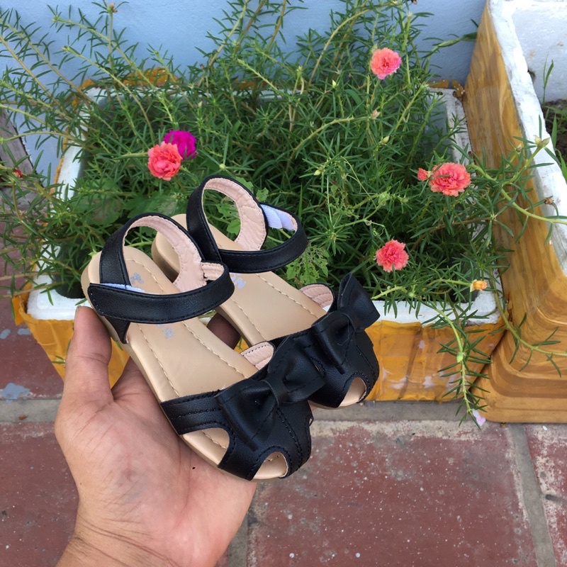 Giầy sandal nơ Quảng Châu MQ3021 cho bé gái
